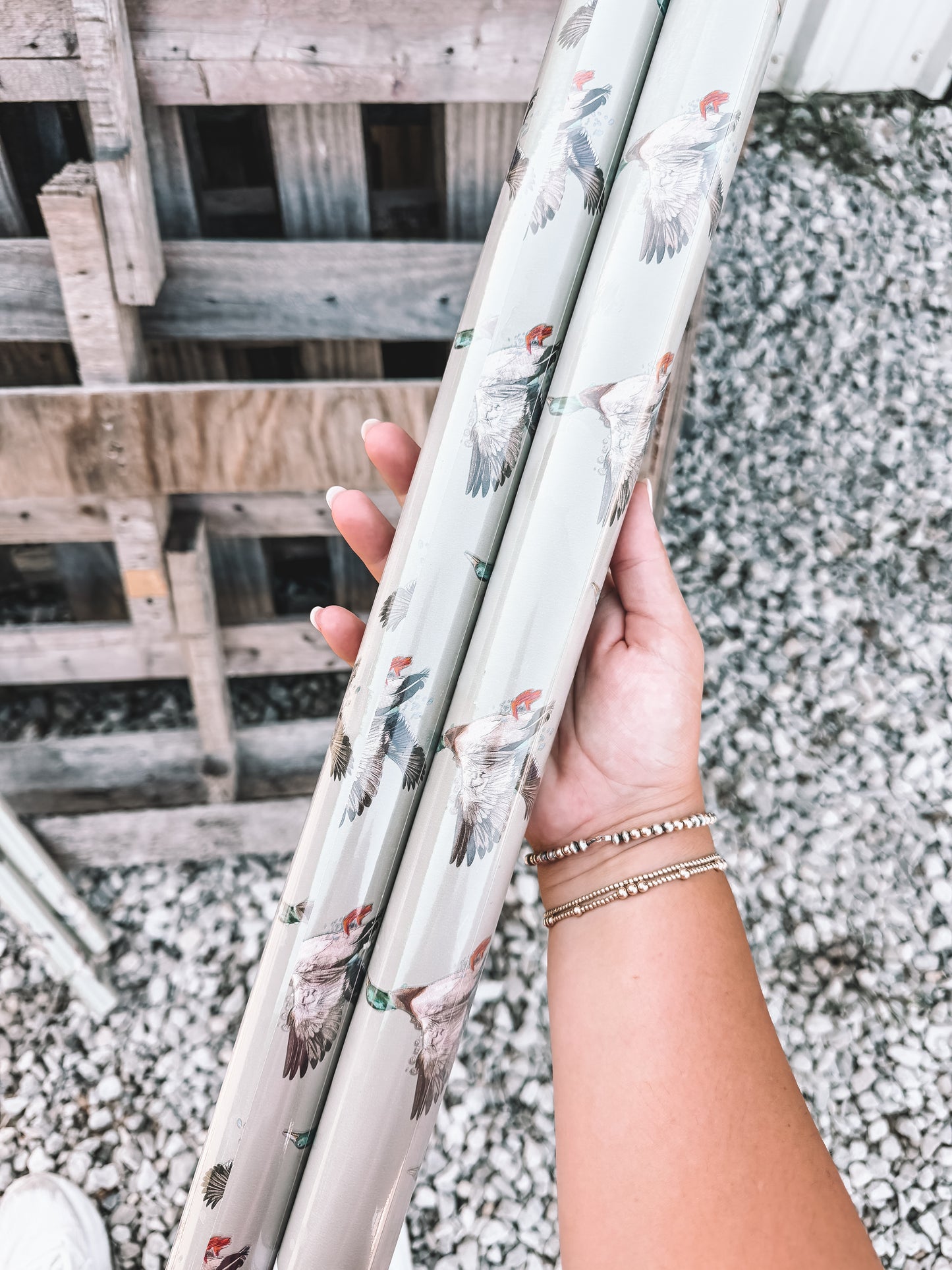 Wrapping Paper - Green Duck