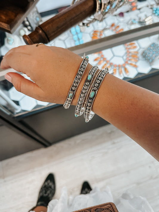 Hada Turquoise Bangle Bracelet