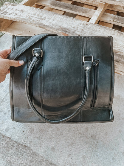 State Of Mind Cowhide Crossbody Purse