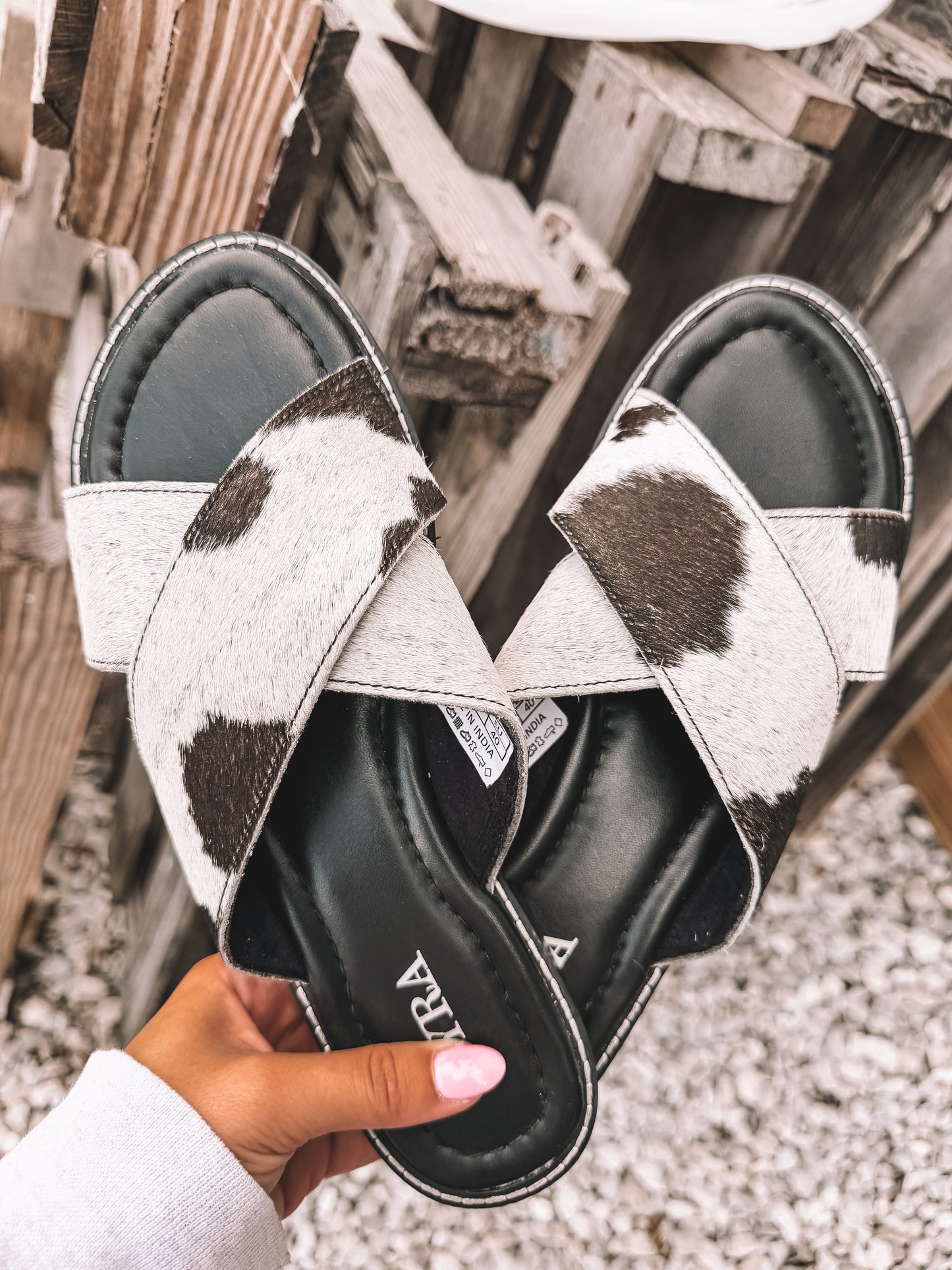 El Paso Cowhide Sandals