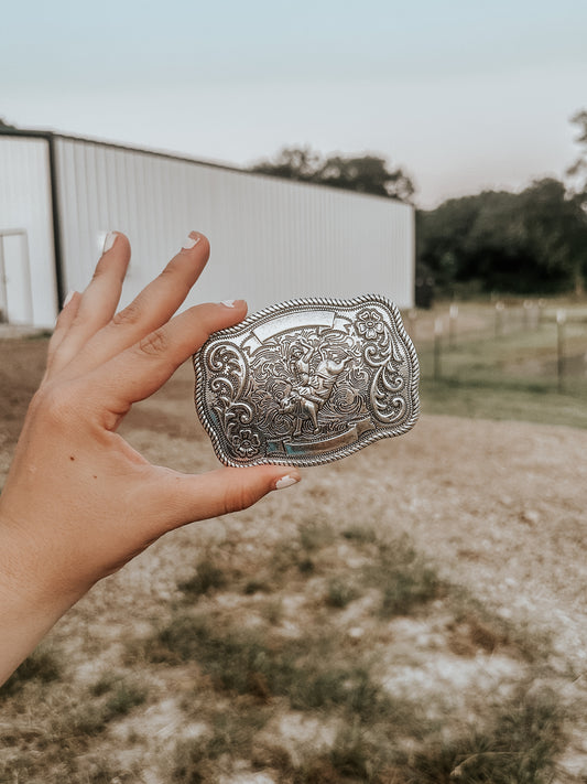 Buckin Bronco Belt Buckle