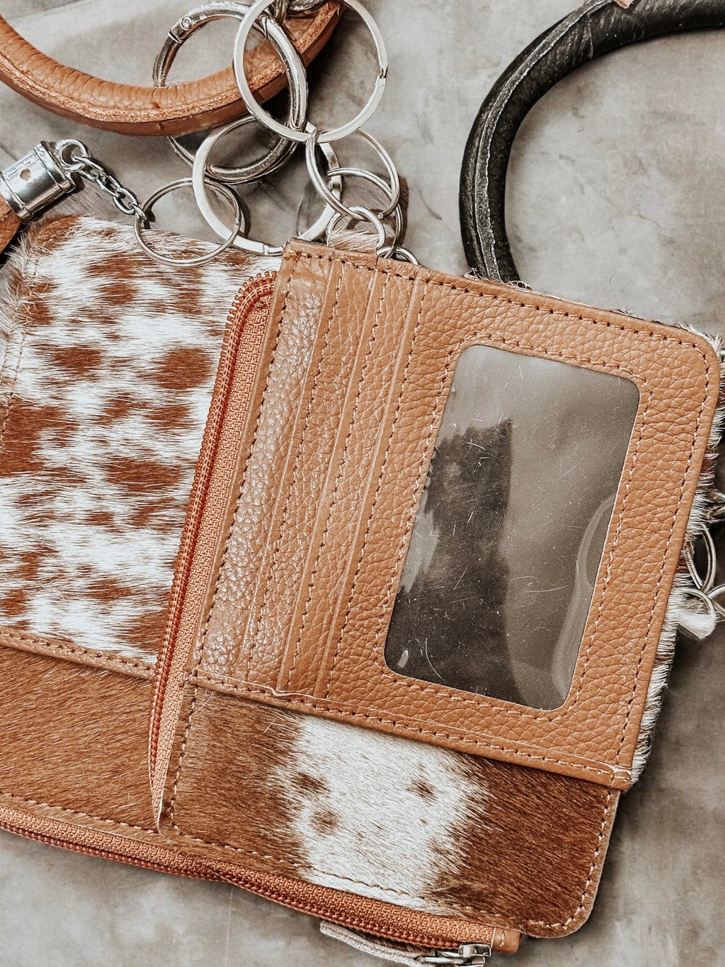 Cowhide Bangle Wallet