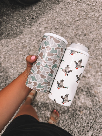 Hard Slim Koozie Duck