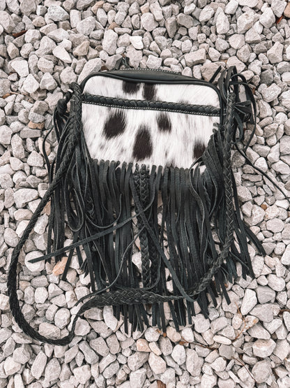 Braxton Cowhide Crossbody
