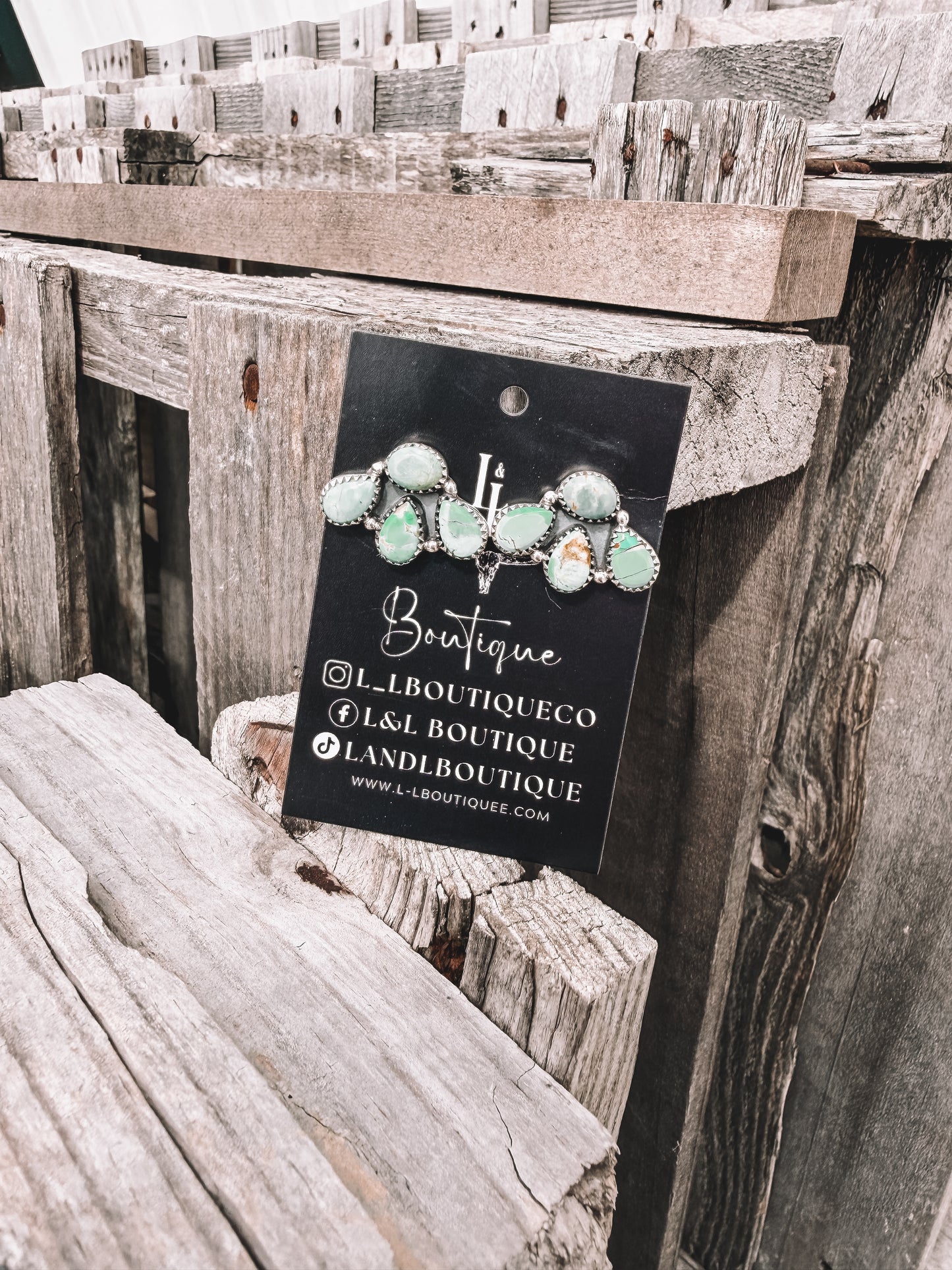 Dande Earrings in Green