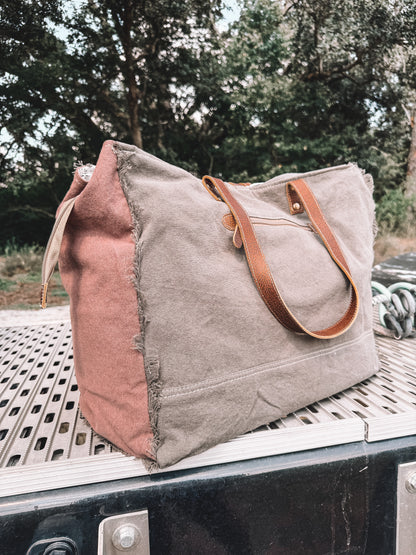 Ursinia Cowhide Weekender Bag