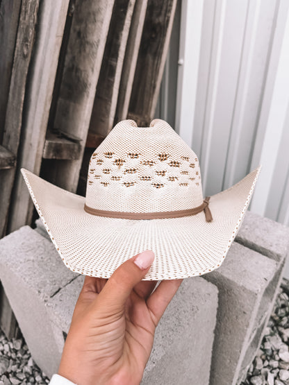 Bangora Straw Cowboy Hat in Natural