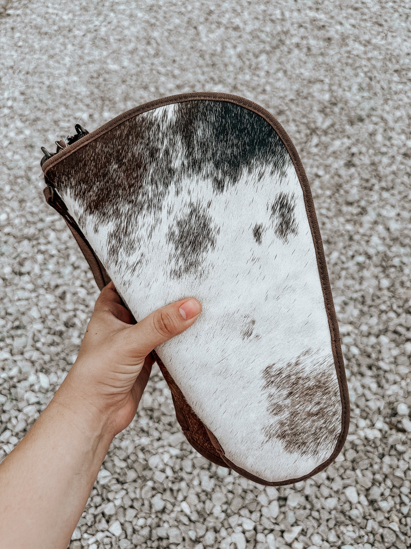 Cowhide Wristlet Pistol Sleeve