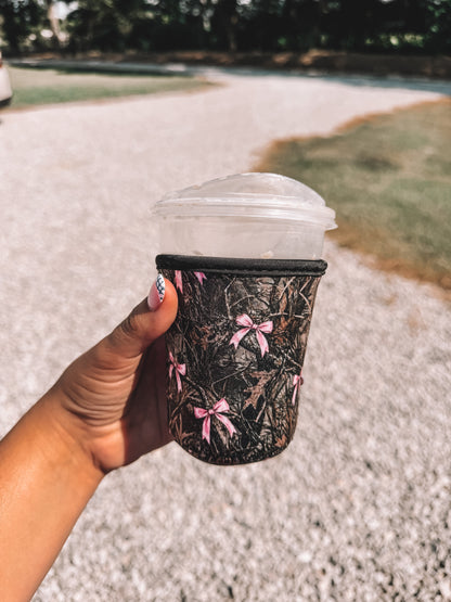 Coquette Mossy Camo Latte Koozie