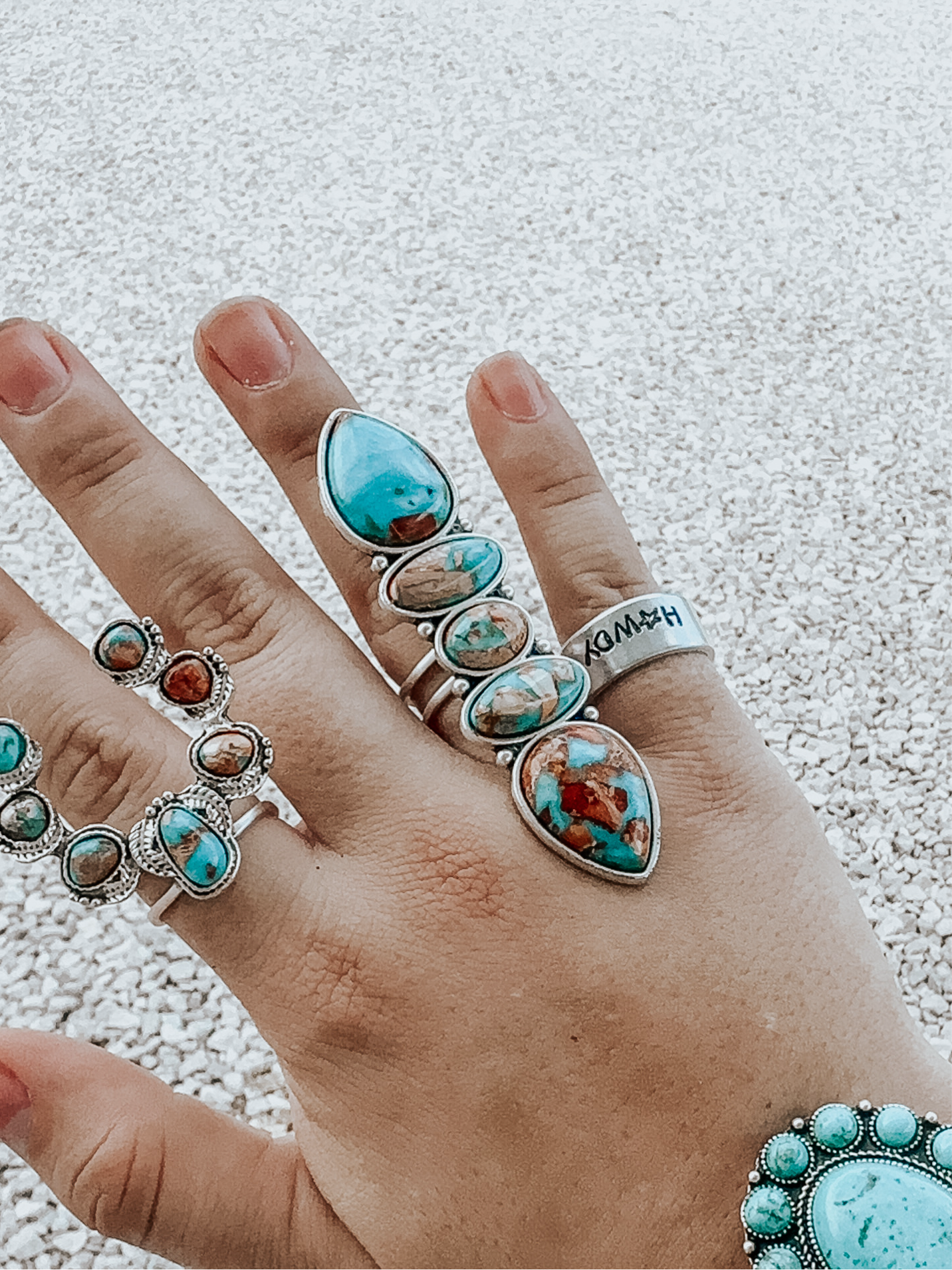 Long Road Natural Turquoise Ring