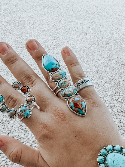 Long Road Natural Turquoise Ring