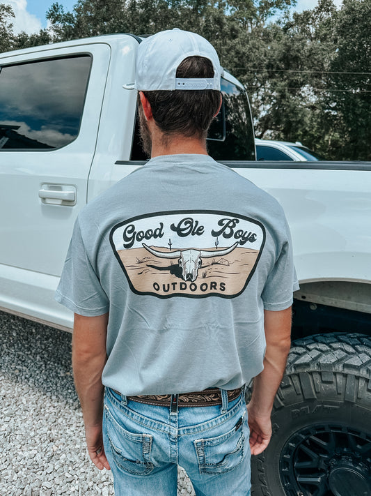 Good Ole Boy Men’s Tee ~ Desert Longhorn