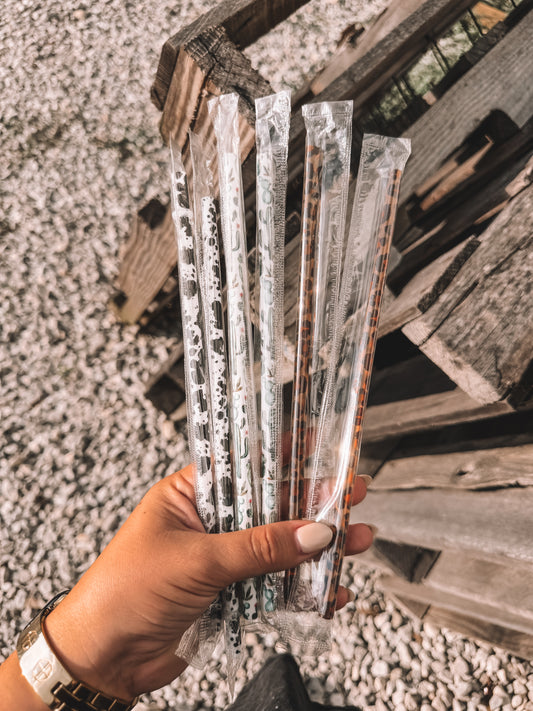 Printed Straw