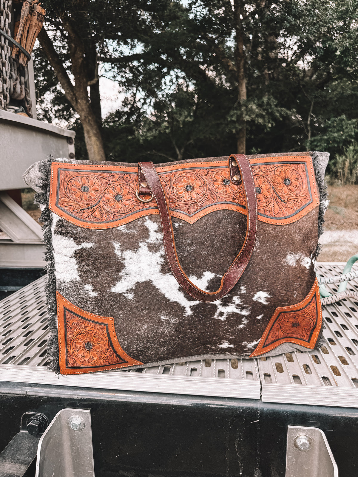 Cartright Cowhide Weekender Bag
