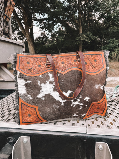 Cartright Cowhide Weekender Bag