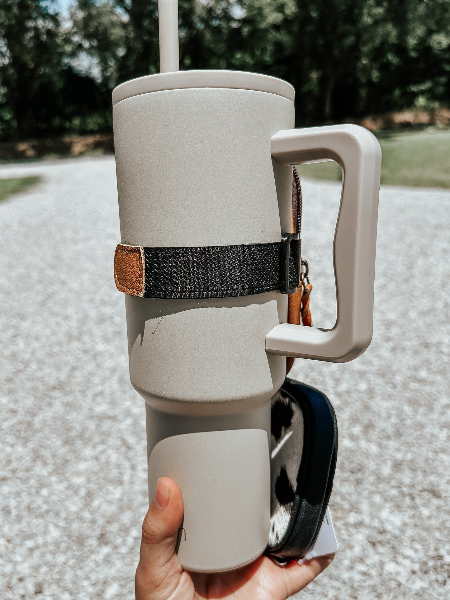 Cowhide Tumbler Pouch