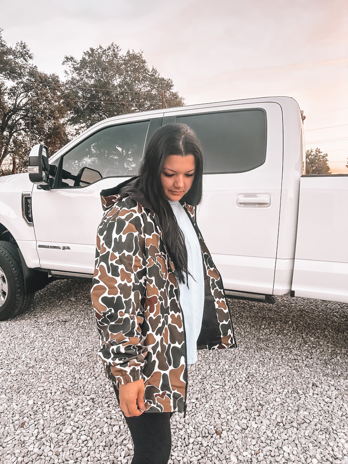 Camo Rain Coat PREORDER