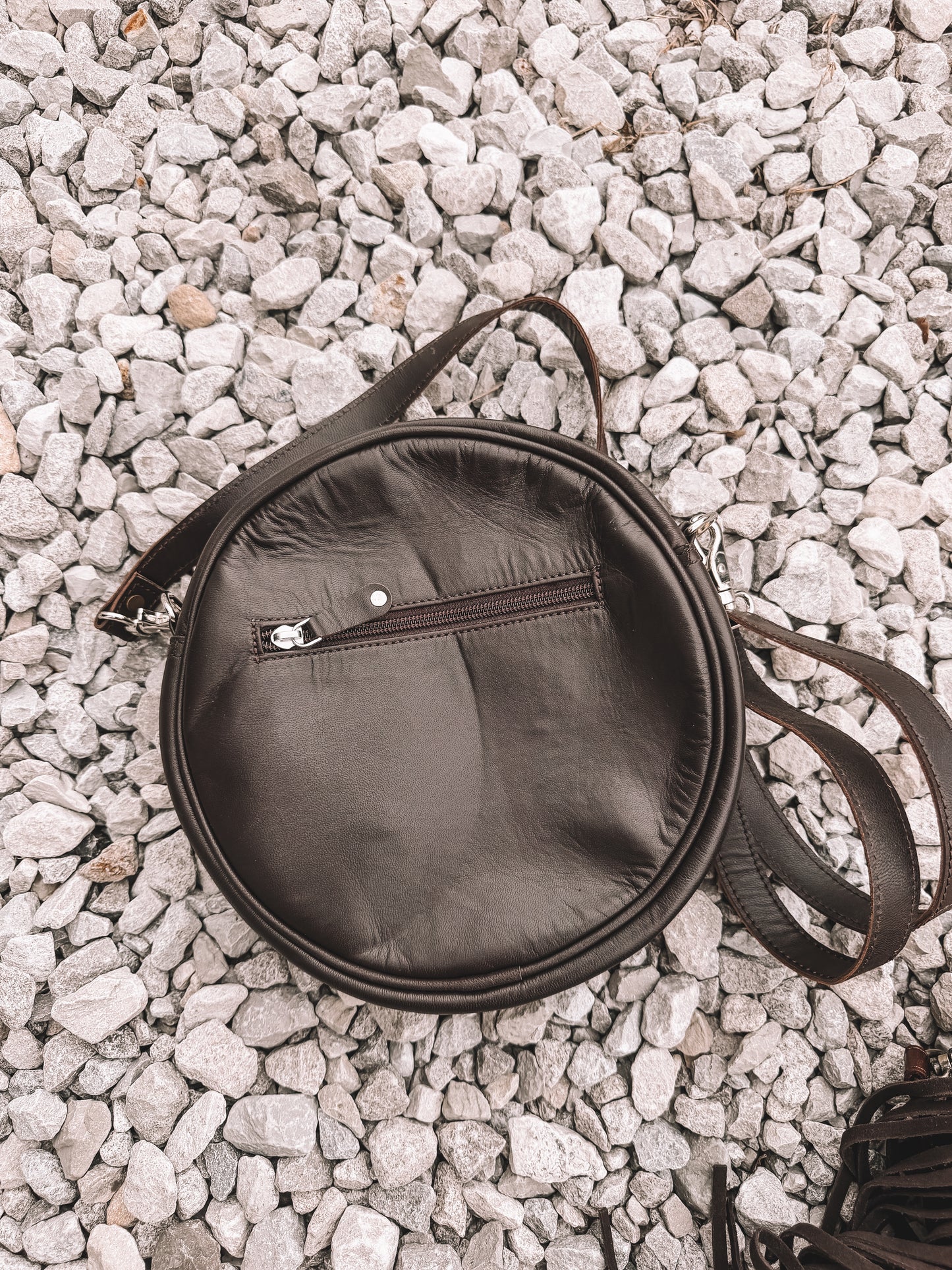 Spur Cowhide Leather Canteen Crossbody