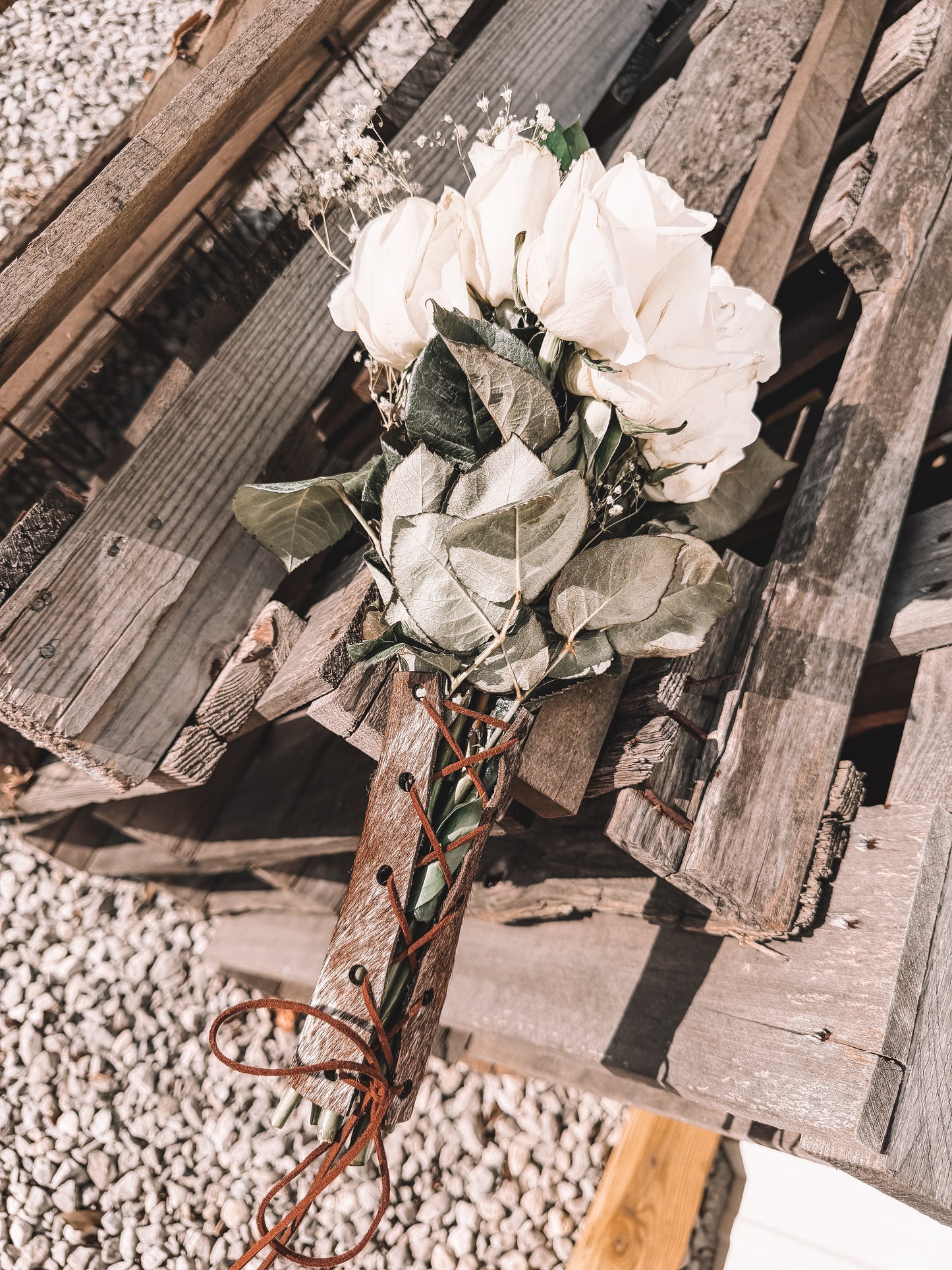 Cowhide Bouquet Wrap