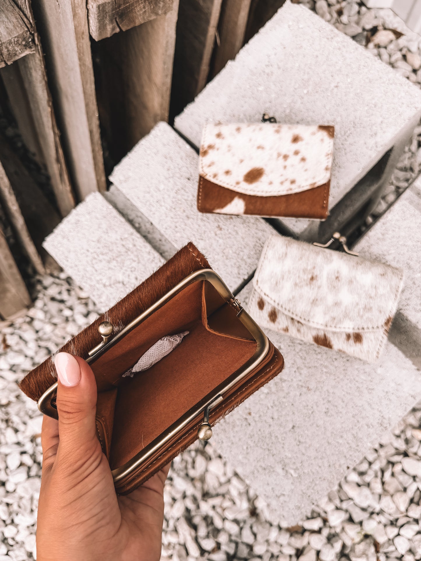 Innovation Cowhide Wallet - Tan