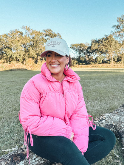 Pink Puffer Jacket