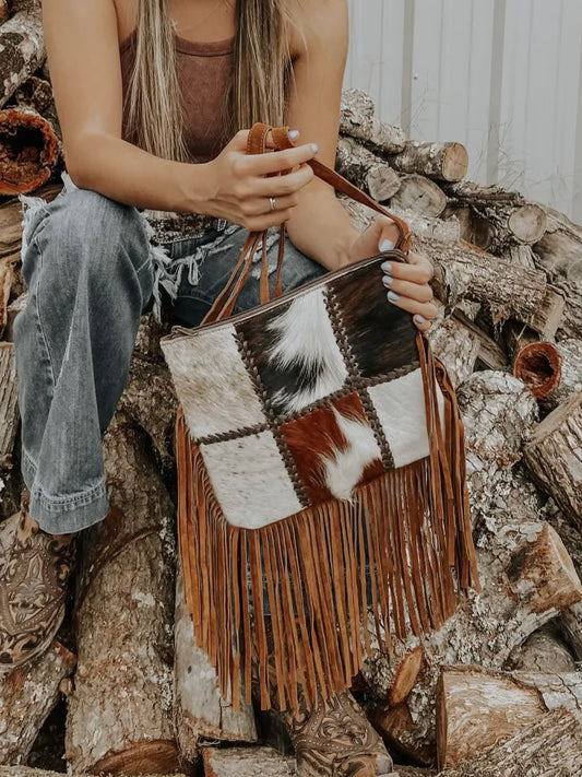 Chesney Cowhide Purse by Countryside Co.