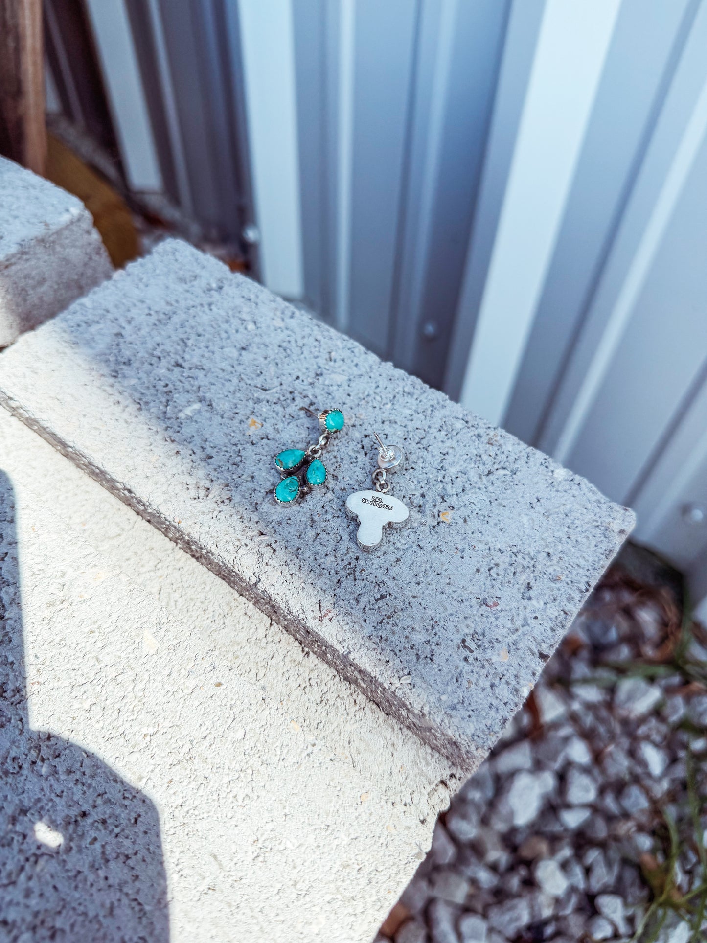 Bridle Drop Earrings in Turquoise
