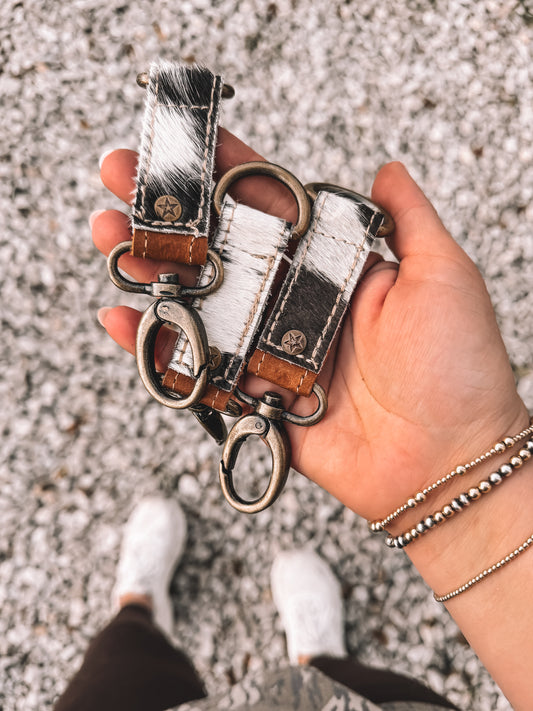 Heavy Duty Cowhide Keychain