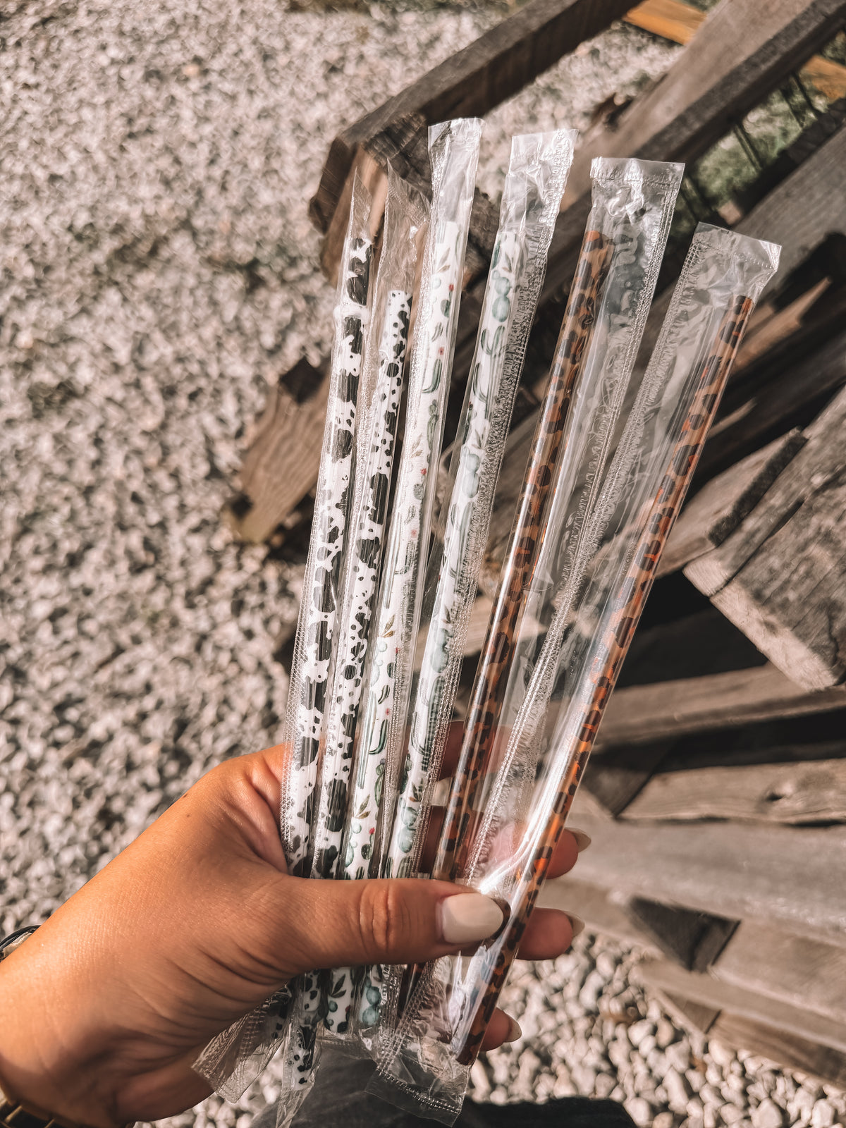 Printed Straw