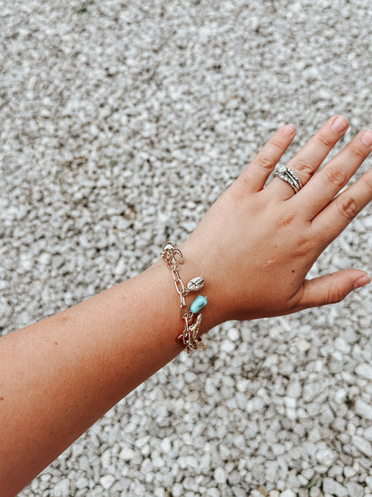 Gold Charm Bracelet