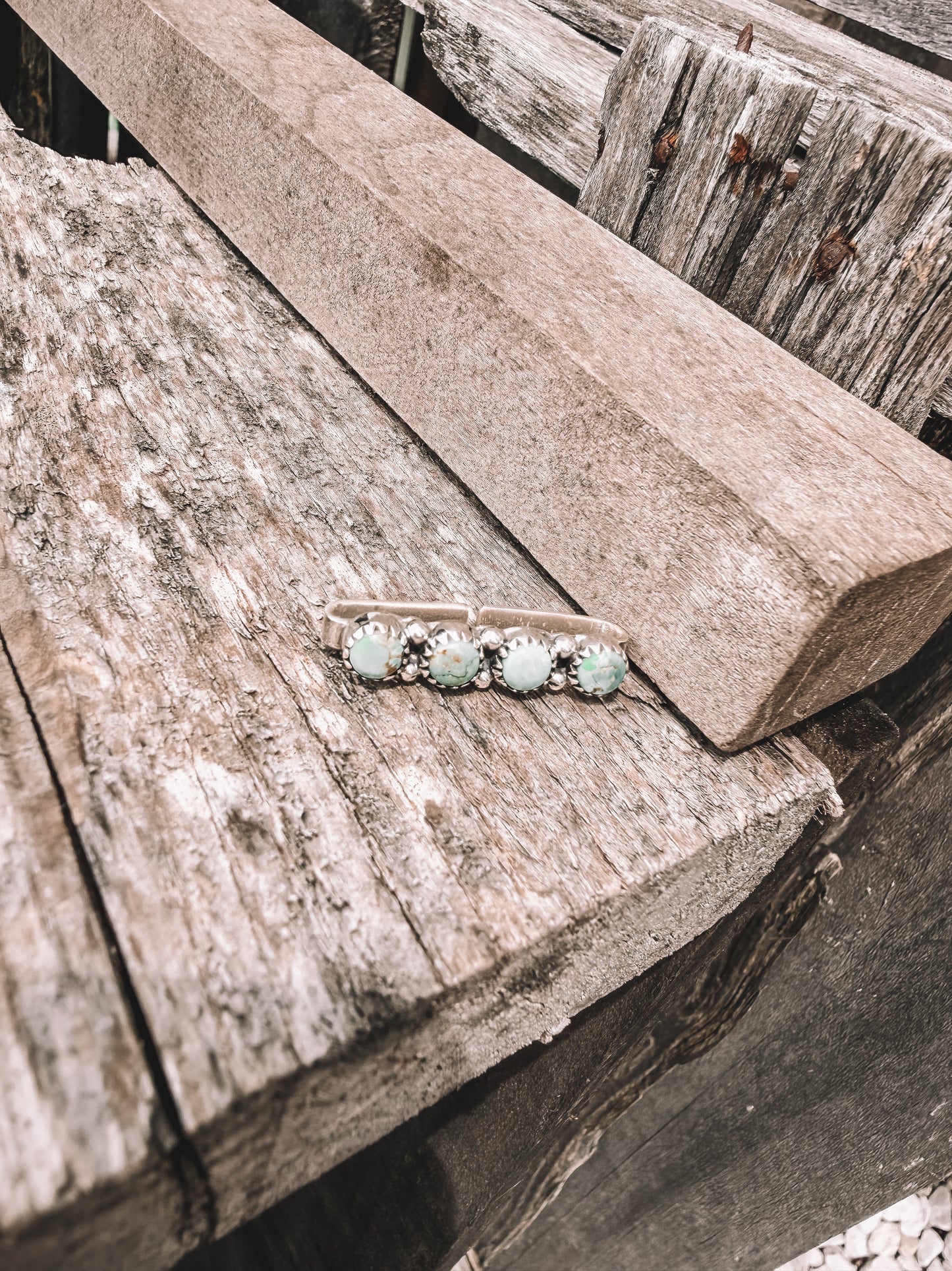 Turquoise Stone Watch Cuff