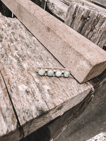 Turquoise Stone Watch Cuff