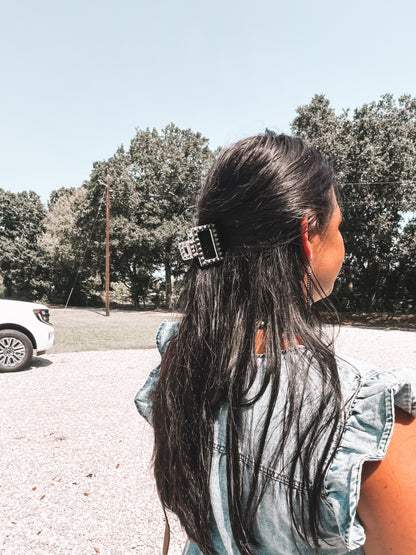 Mini Nav Beaded Claw Clip