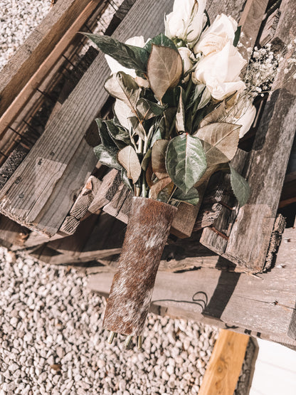 Cowhide Bouquet Wrap