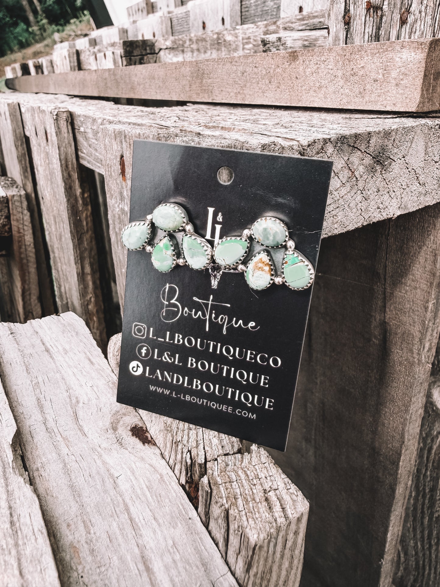 Dande Earrings in Green