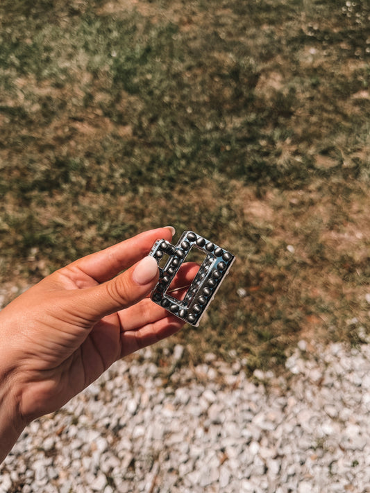 Mini Nav Beaded Claw Clip