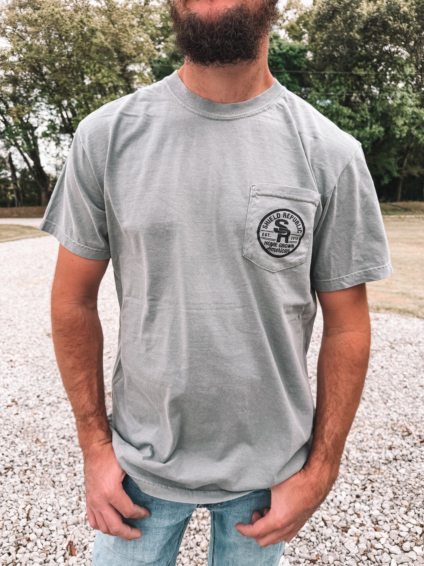 Shield Republic Men’s Tee ~ Homegrown American