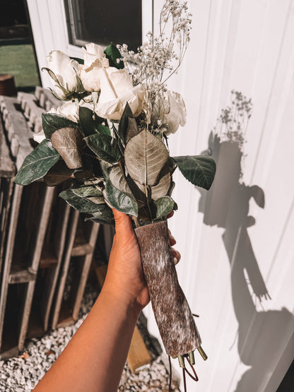 Cowhide Bouquet Wrap