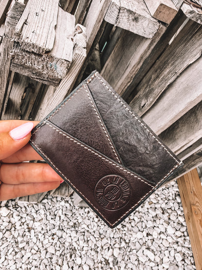 Penumbra Tooled Leather Card Holder