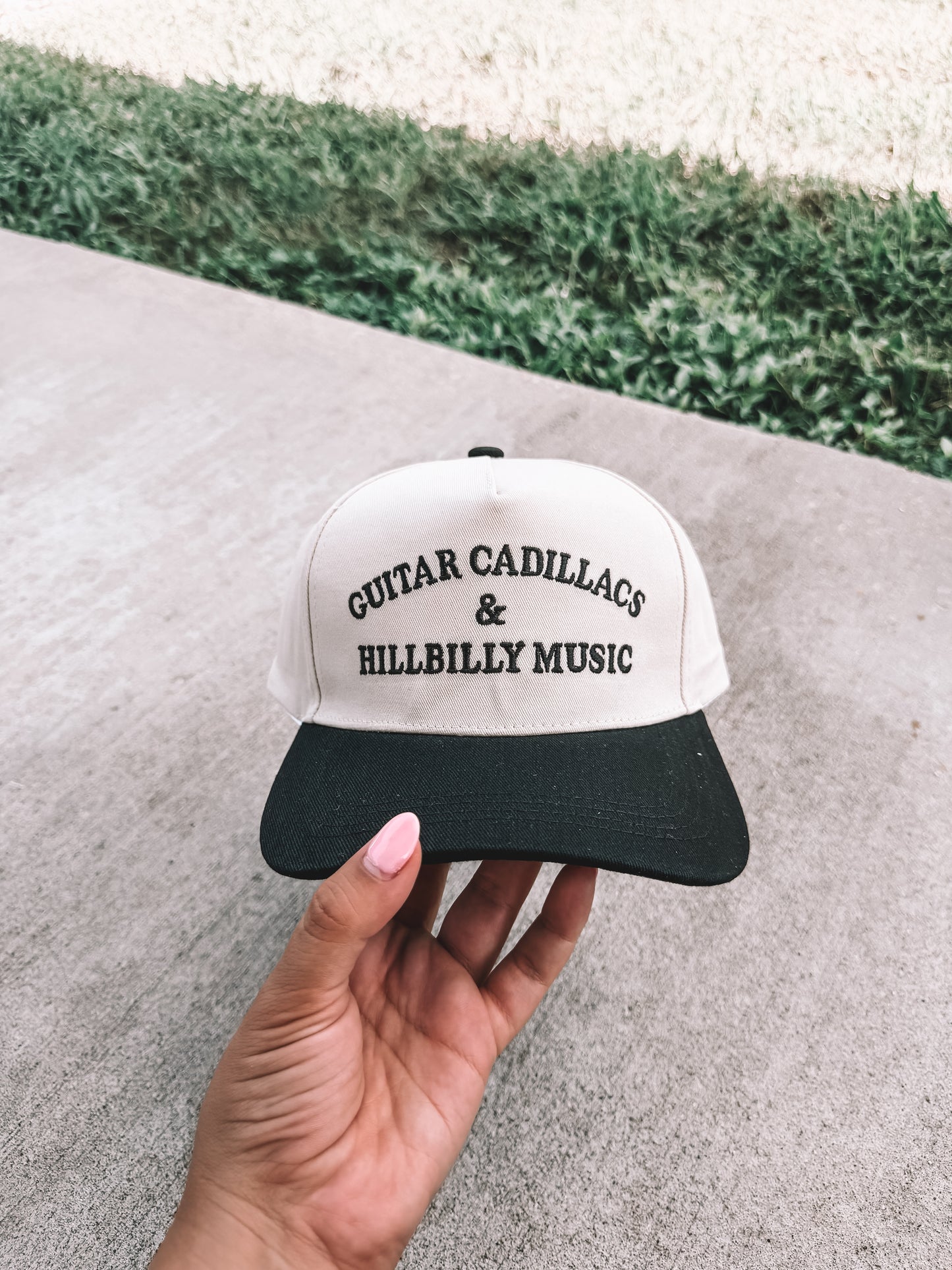 Hillbilly Music Trucker Hat - Black