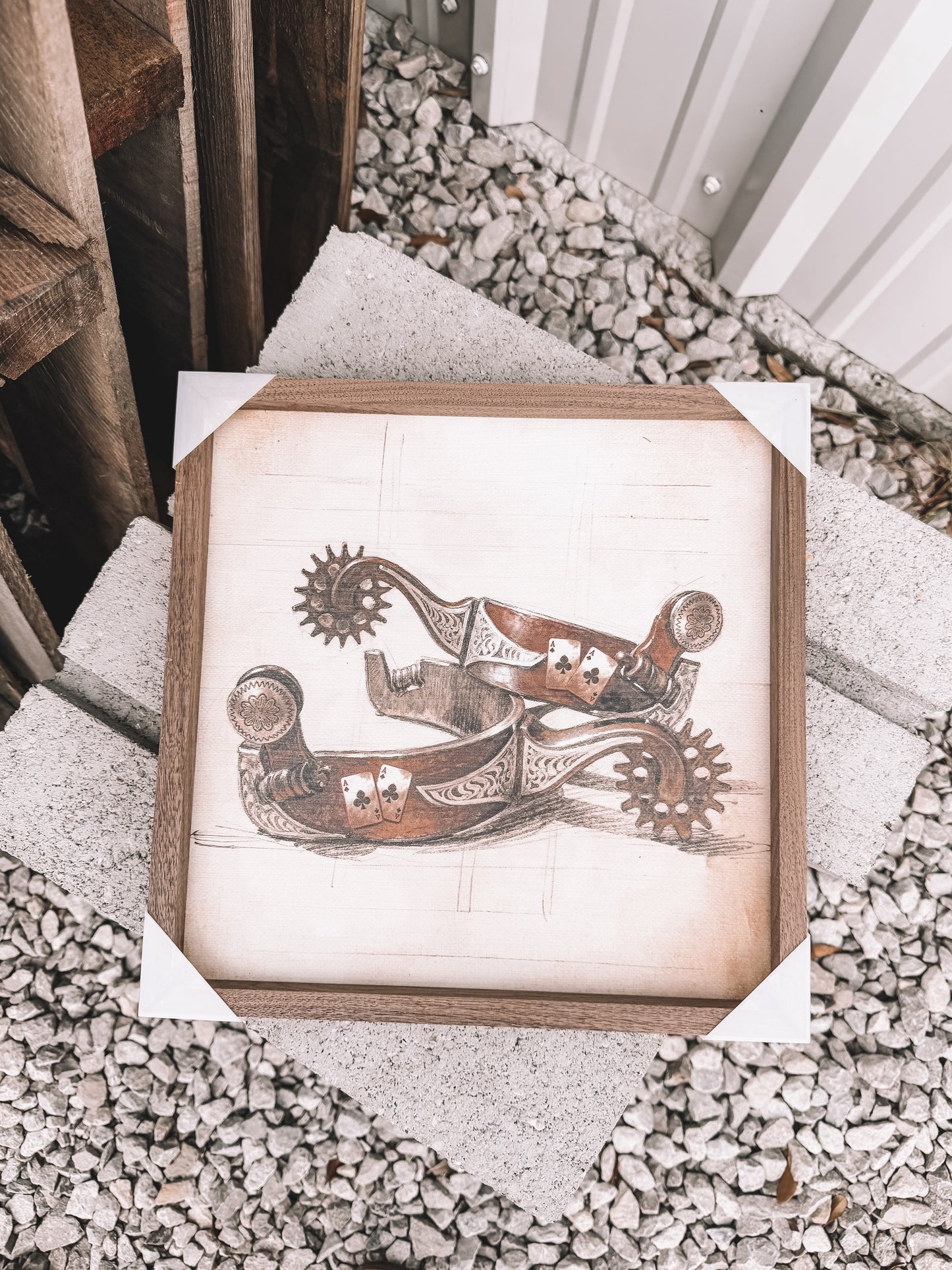 Spurs Wooden Decor