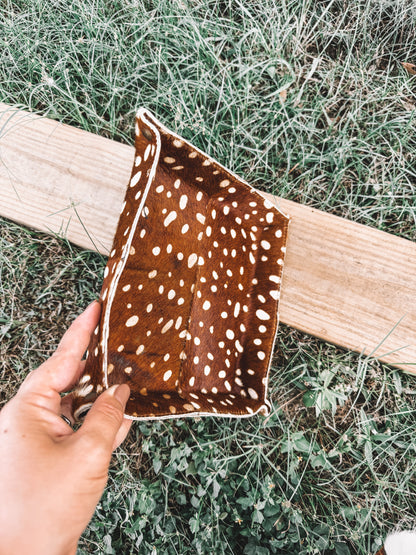 Fawn Print Hair-On Tray