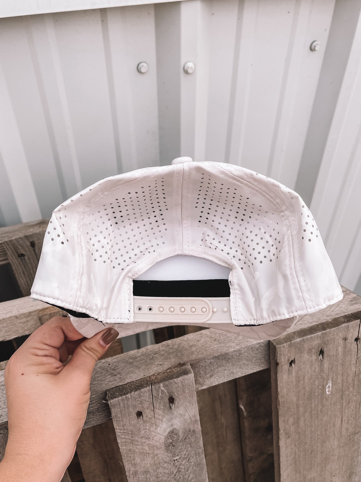 White Camo Amen Trucker Hat