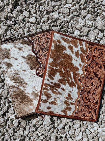 Cowhide Notepad/Clipboard