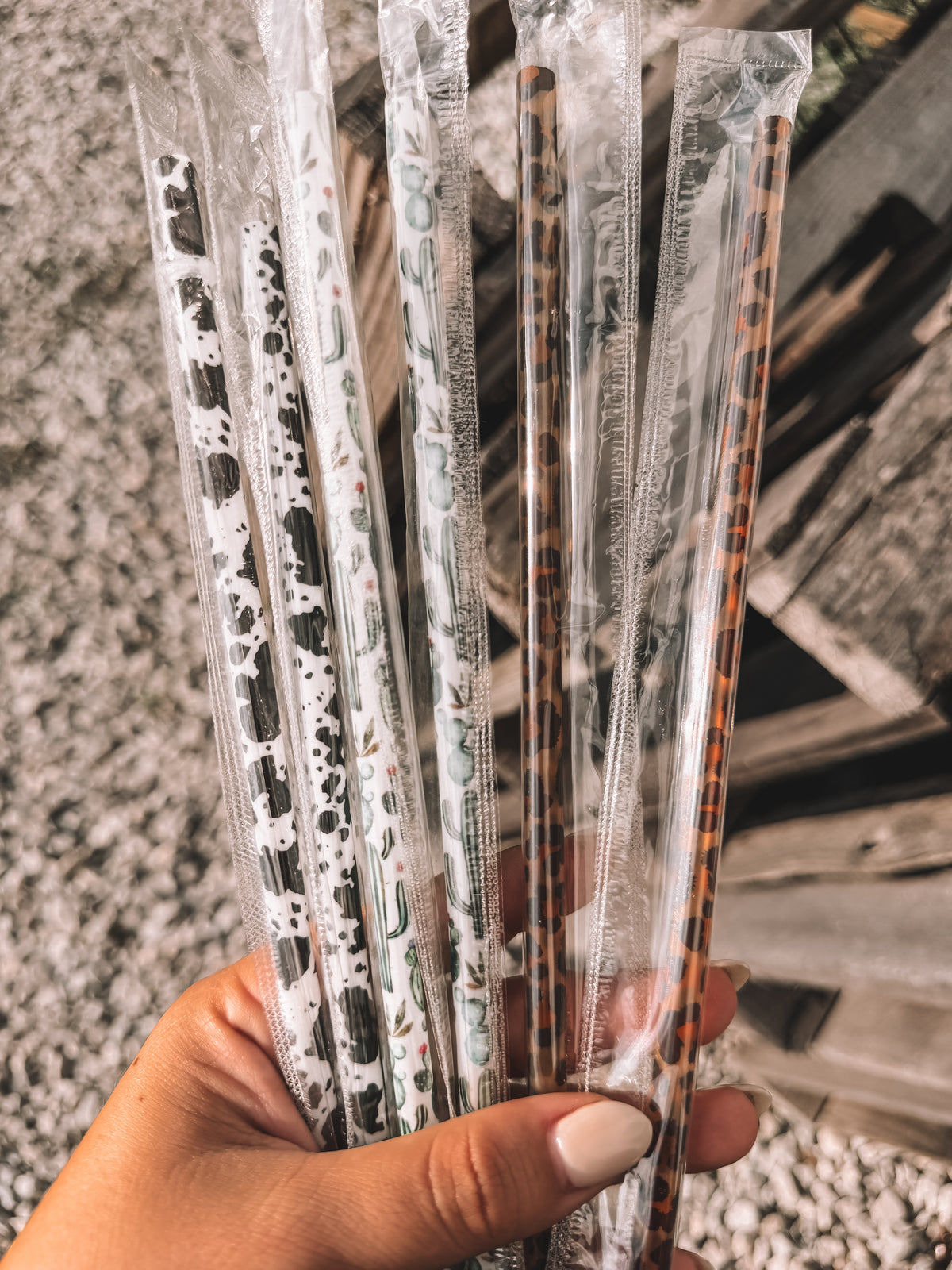 Printed Straw