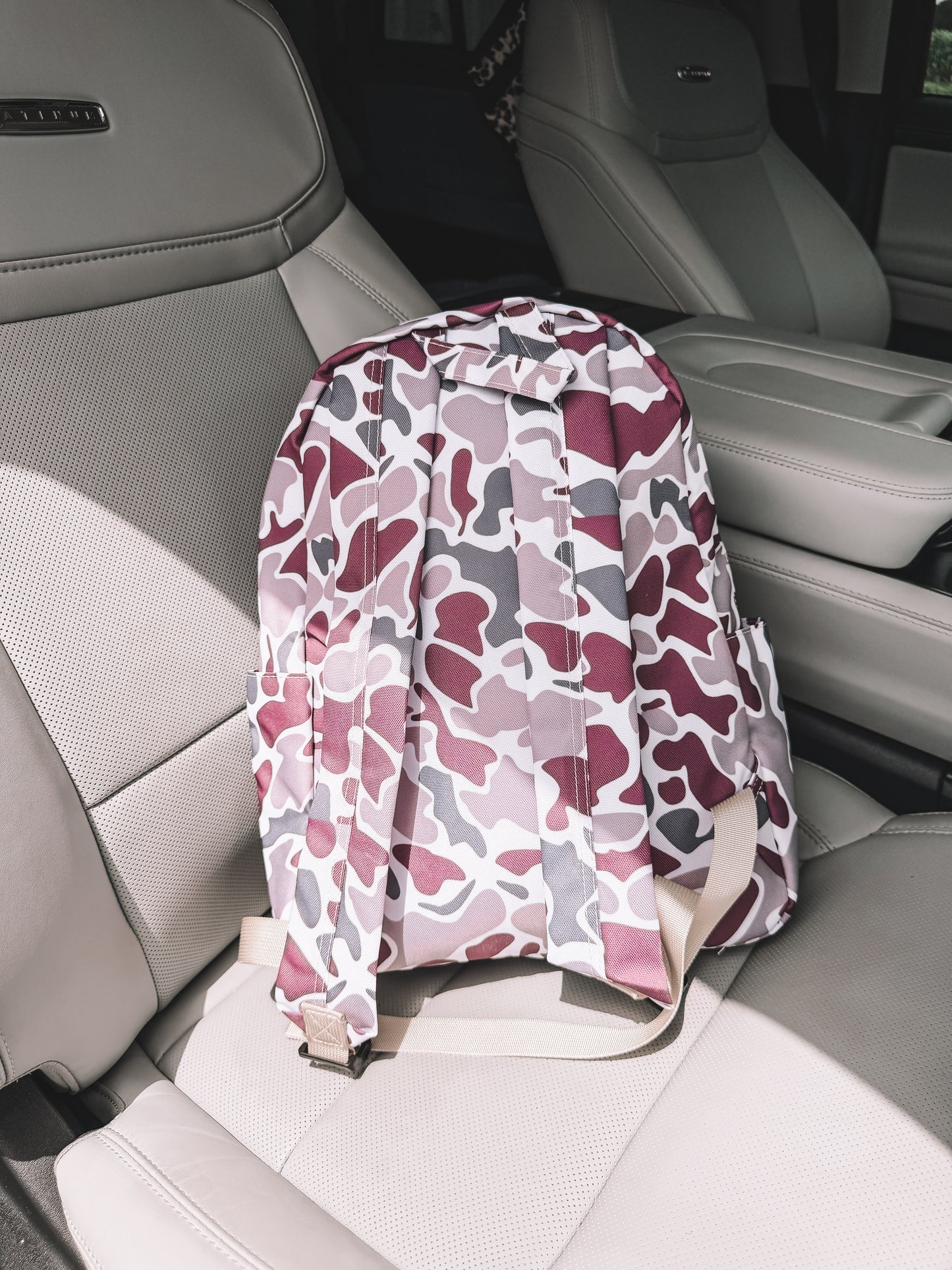 School Backpack - Gray Camo