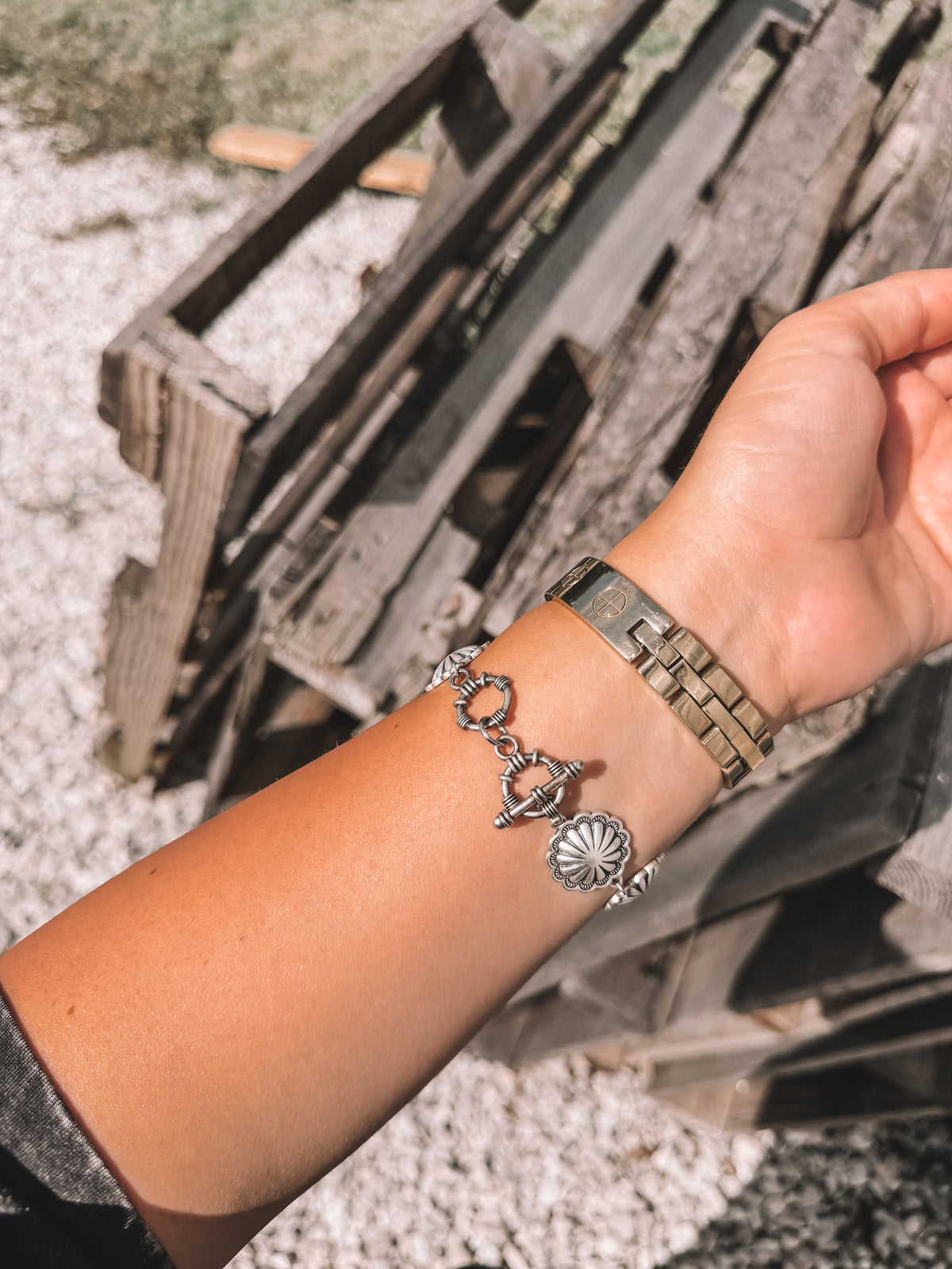 Spacey Concho Bracelet