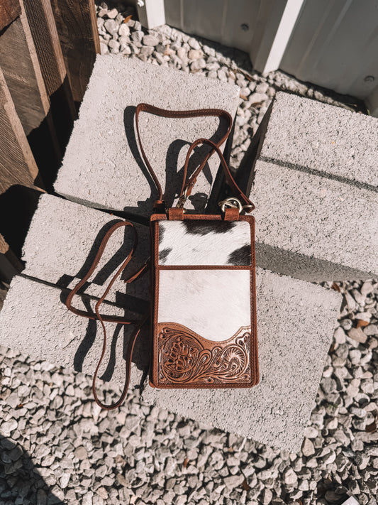 Duneland Cowhide Crossbody