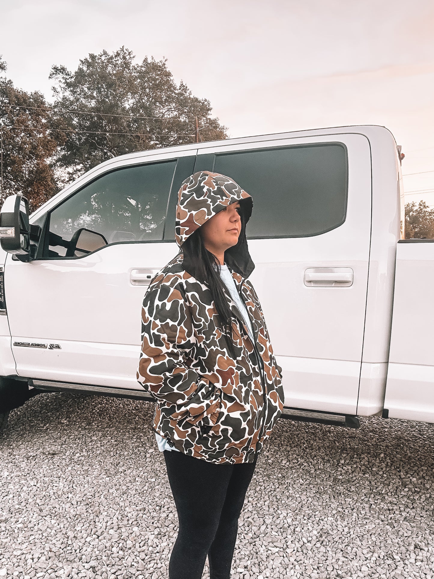 Camo Rain Coat PREORDER