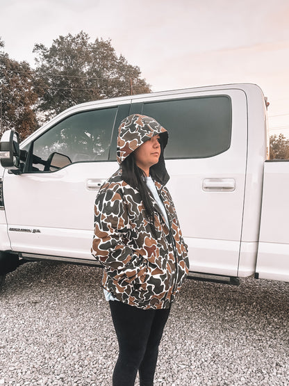 Camo Rain Coat PREORDER